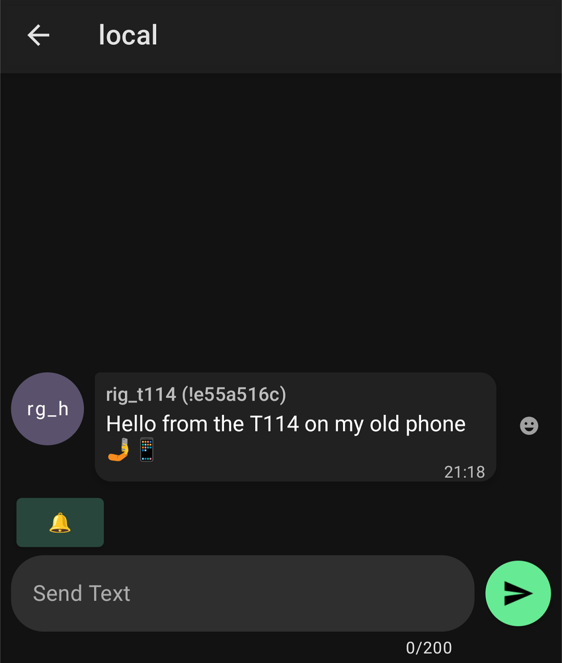 Meshtastic local channel